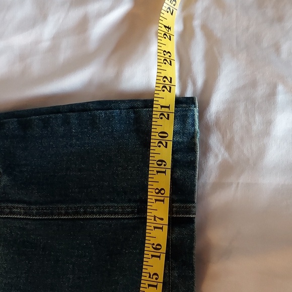 Funhouse Jeans Women's Coat Jacket Y2K Denim Tan Quilted Lining Hip Leng… - Picture 10 of 16